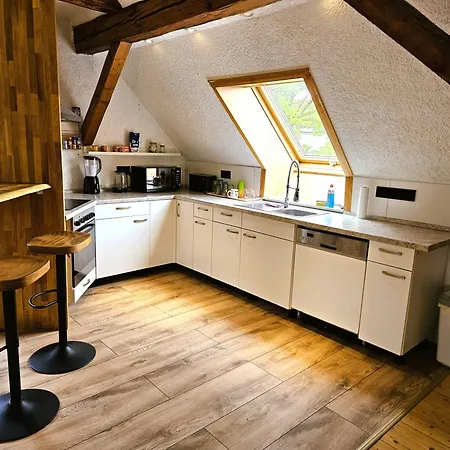 Familien-oase Leipzig Nord - Maisonette Mit Kamin & Balkon